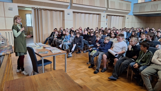 Beseda s Ivonou Březinovou; Foto: J. Krupičková