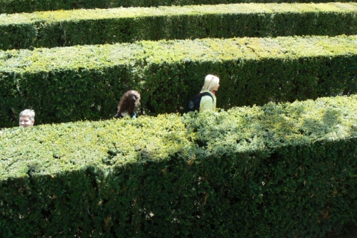Zahradní labyrint Irrgarten - bloudíme? :-)