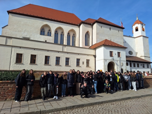 Exkurze - Špilberk 2025; foto: web školy