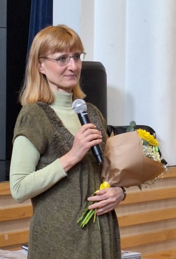 Beseda s Ivonou Březinovou; Foto: J. Krupičková