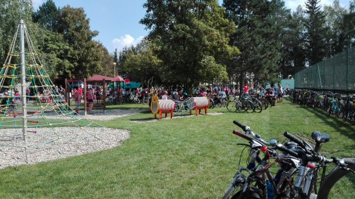 Cyklovýjezd 2018 - Dojezd v Dřevnovicích; foto: Anežka Jordánová